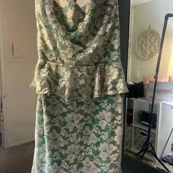 Janette Plus USA Strapless Dress - Picture 1 of 5